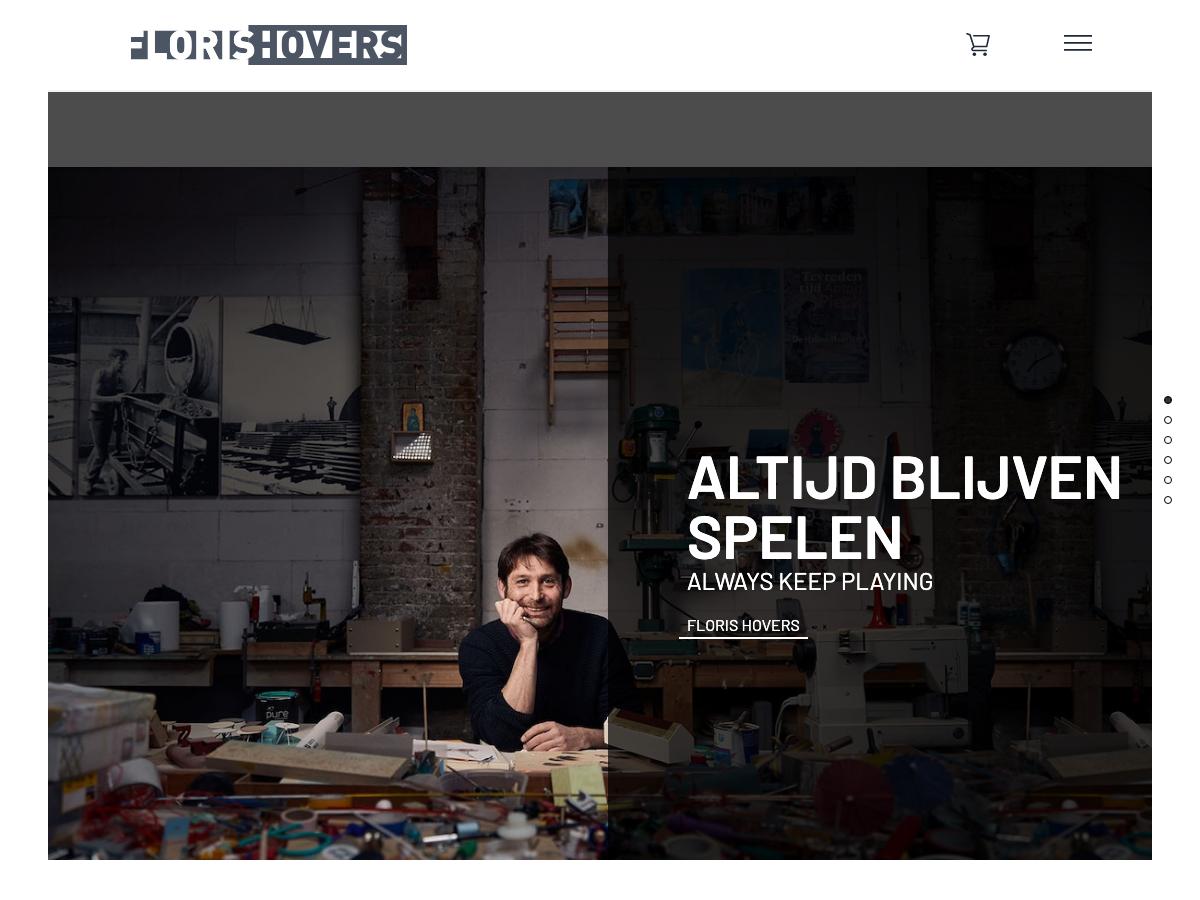 Florishovers — merksite, portfolio & webshop — impressie 2