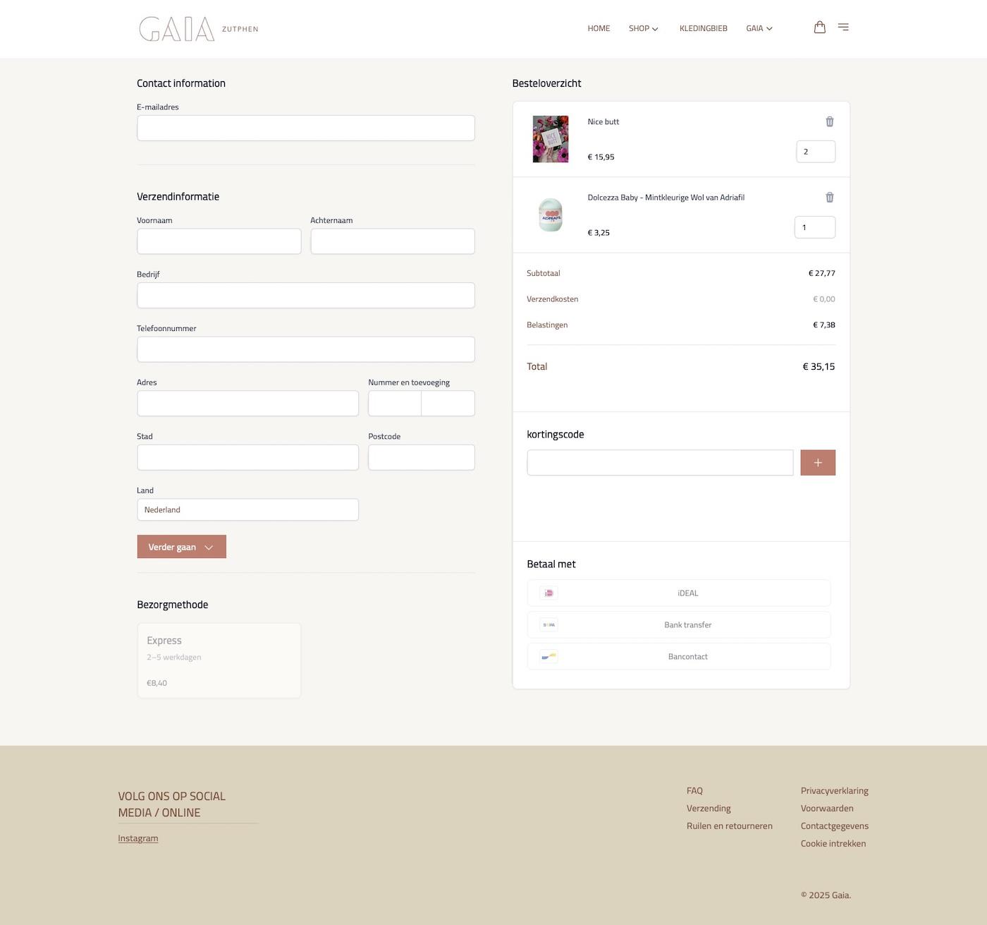 Gaia Zutphen – Website & Webshop — impressie 3