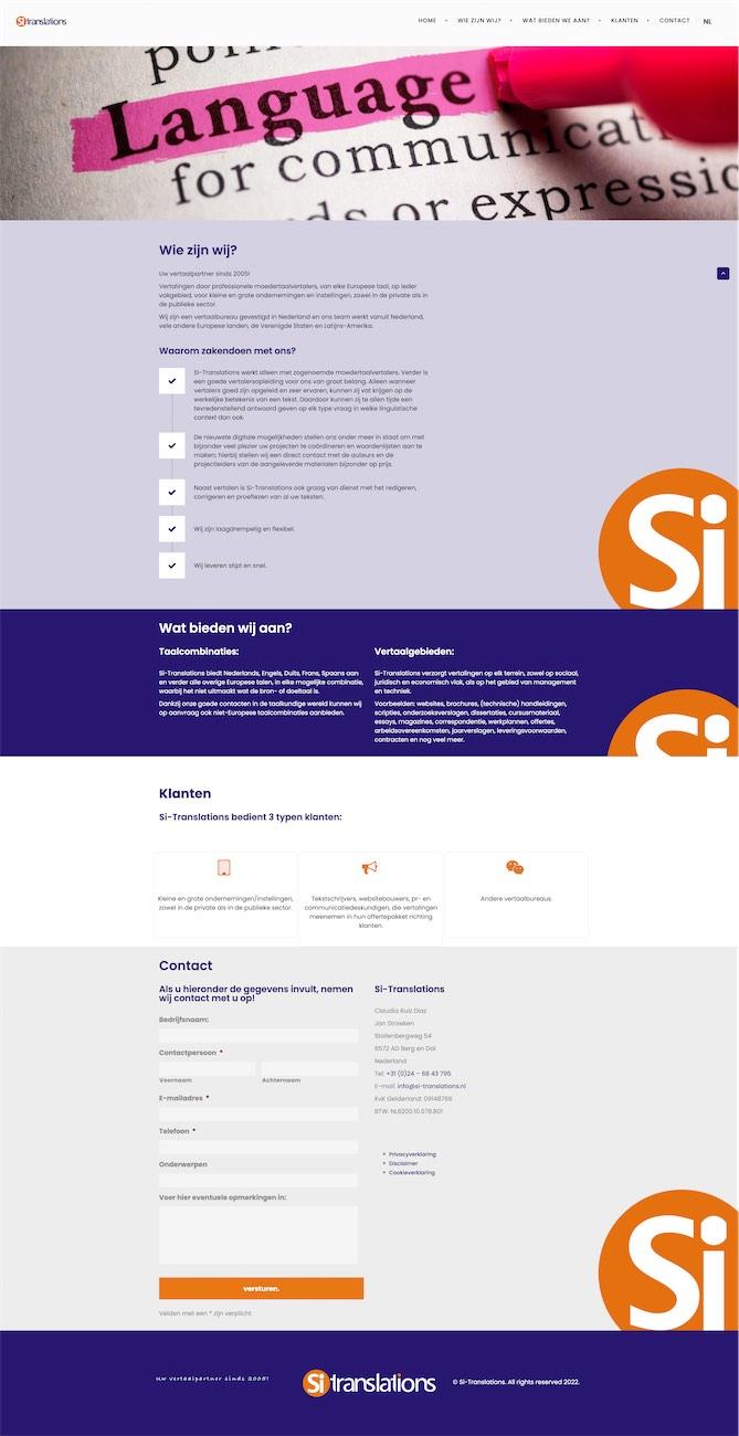 SI Translations — impressie 1