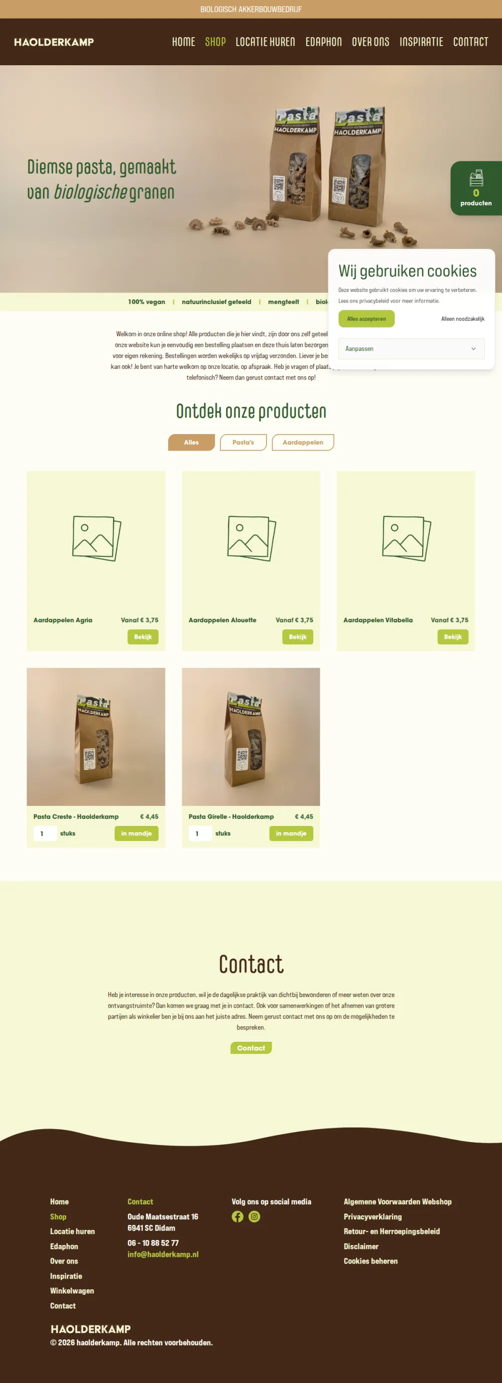 Haolderkamp Webshop — impressie 2