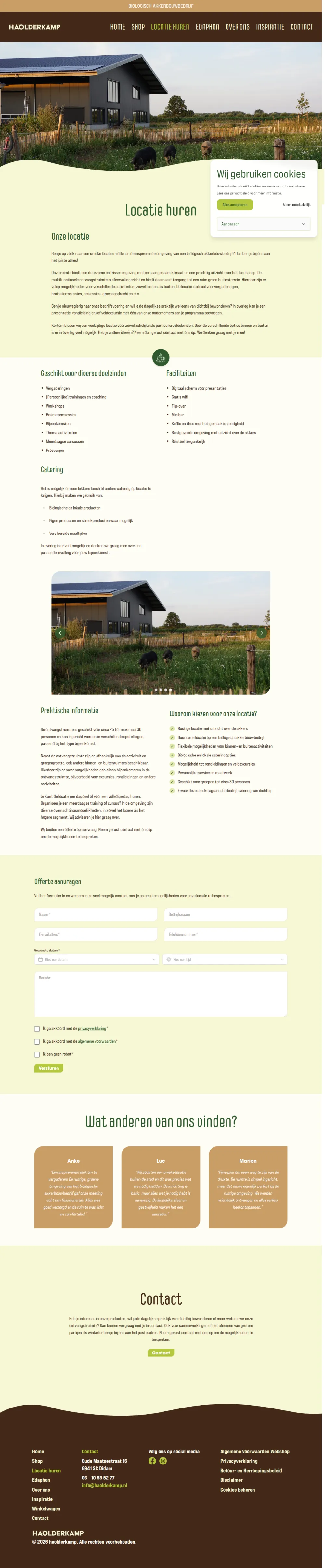Haolderkamp Webshop — impressie 4